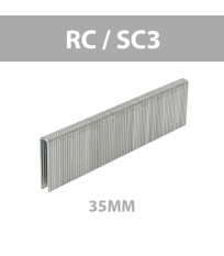 Boite de 3600 agrafes 18G/35 mm RC SC3 MILWAUKEE