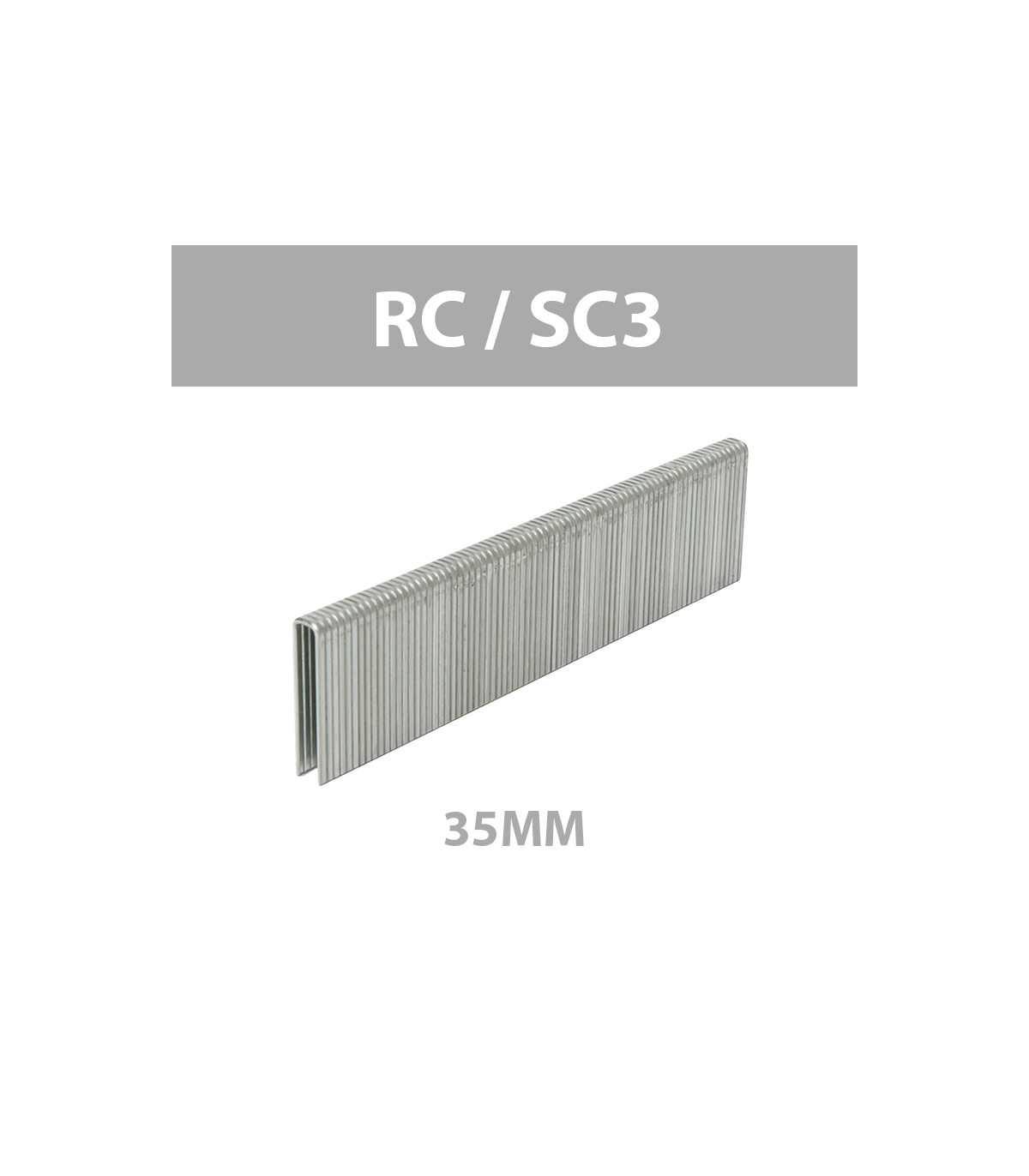 Boite de 3600 agrafes 18G/35 mm RC SC3 MILWAUKEE