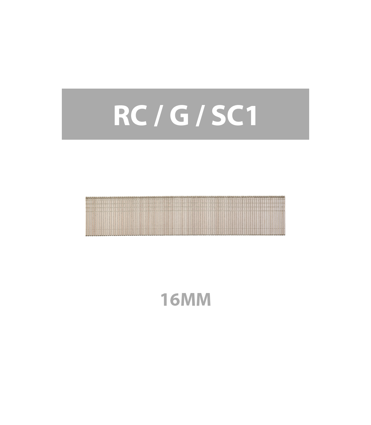 Boite de 10000 clous gauge Galva 18G/16mm RC G SC1 MILWAUKEE