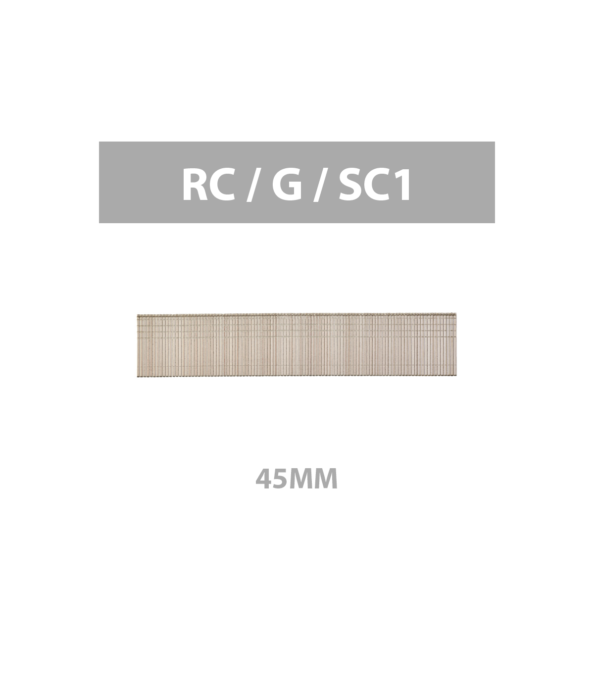 Boite de 5000 clous gauge Galva 18G/45mm RC G SC1 MILWAUKEE