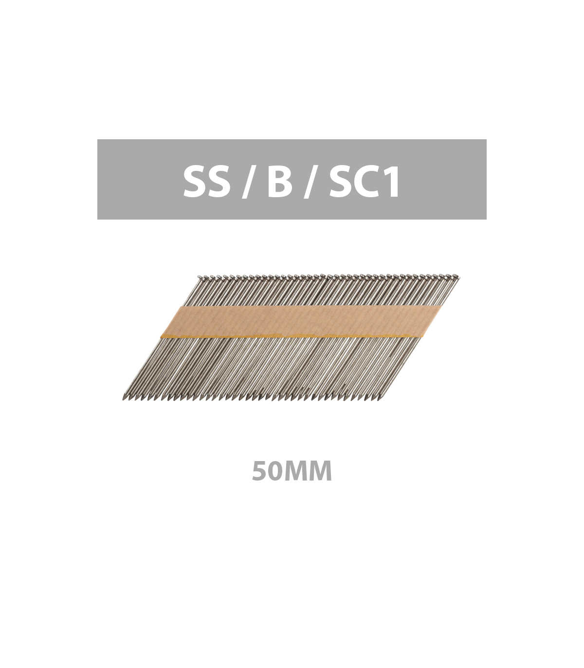 Boite de 2200 clous 34° 50mm SS B SC1 MILWAUKEE