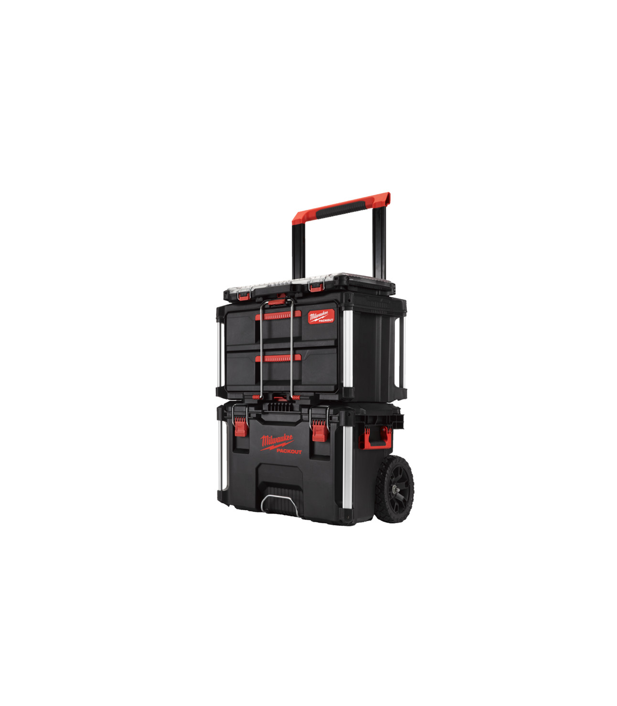 Set de 3 Packout Trolley + Coffret tiroir + Organiseur MILWAUKEE