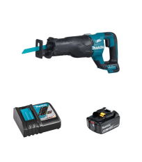 Scie sabre DJR187Z + 1 batterie BL1860B 18V 6 Ah + chargeur rapide DC18RC MAKITA