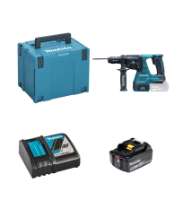 Perforateur burineur SDS-Plus 18V DHR243ZJ + 1 batterie BL1860B 18V 6 Ah + chargeur rapide DC18RC MAKITA