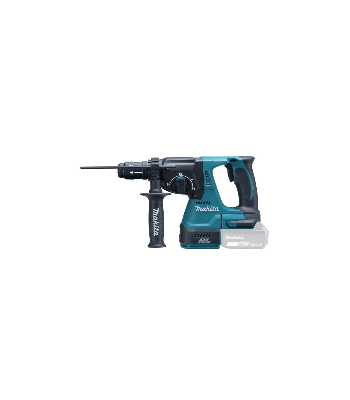 Perforateur burineur SDS-Plus 18V DHR243ZJ + 1 batterie BL1860B 18V 6 Ah + chargeur rapide DC18RC MAKITA