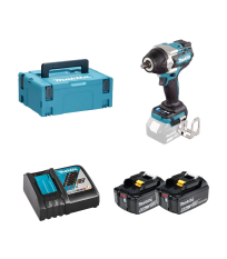 copy of  Boulonneuse 1/2" 18V 700 Nm DTW700ZJ + 2 batteries BL1860B 18V 6 Ah + chargeur rapide DC18RC MAKITA