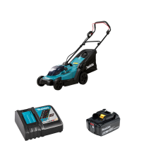 Tondeuse 18V 33cm DLM330Z + 1 batterie BL1860B 18V 6 Ah + chargeur rapide DC18RC MAKITA