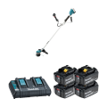 4 batteries BL1860B 18V 6 Ah + chargeur double DC18RD