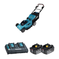 2 batteries BL1860B 18V 6 Ah + chargeur double DC18RD