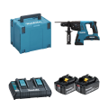 2 batteries BL1860B 18V 6 Ah + 1 chargeur rapide double DC18RD