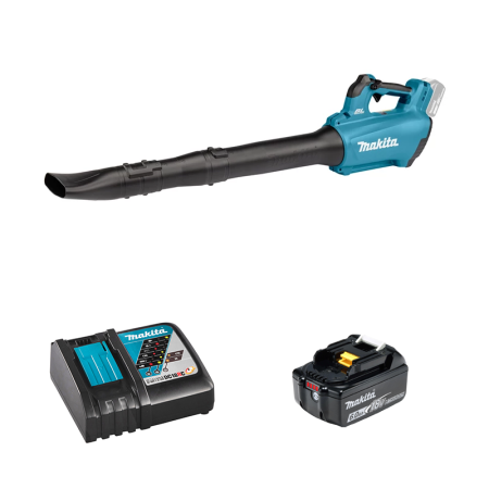 Souffleur 18V DUB184Z + 1 batterie BL1860B 18V 6 Ah + chargeur rapide DC18RC MAKITA