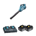 2 batteries BL1860B 18V 6 Ah + chargeur double DC18RD