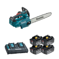 4 batteries BL1860B 18V 6 Ah + chargeur double DC18RD