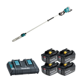 4 batteries BL1860B 18V 6 Ah + chargeur double DC18RD