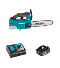 Tronçonneuse d'élagage 18V 25cm DUC254Z001 + 1 batterie BL1850B 18V 6 Ah + chargeur rapide DC18RC MAKITA