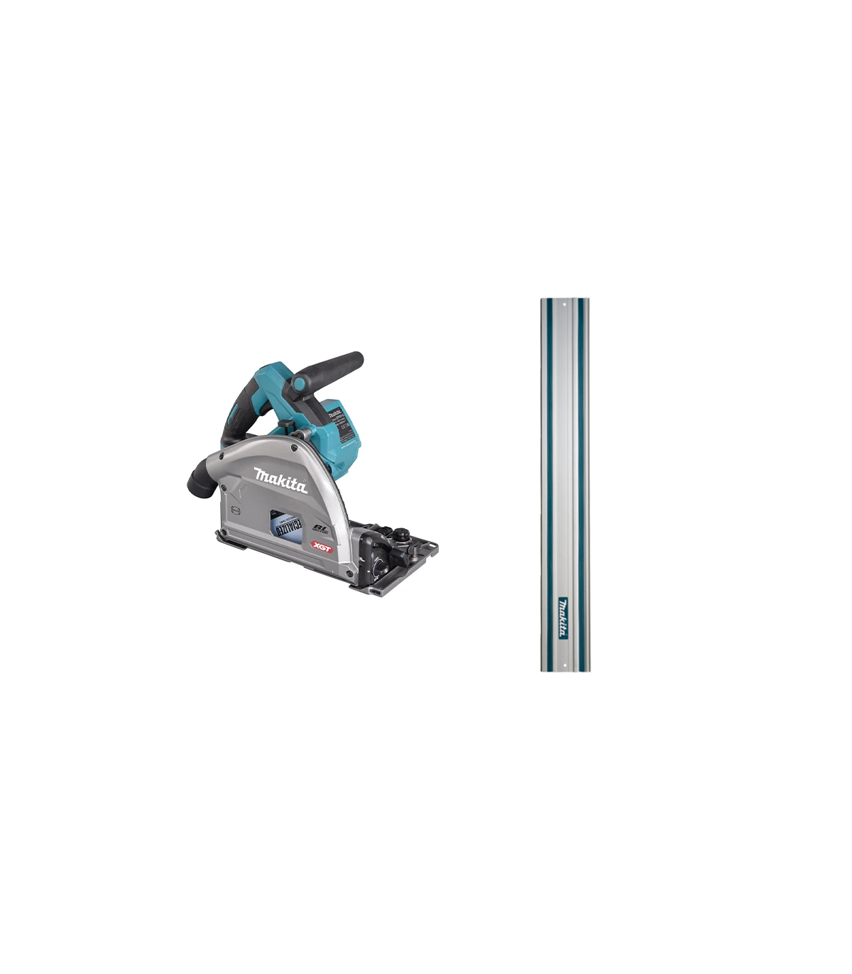 Scie plongeante 40V Ø165 mm SP001GZ01 + Rail de guidage 1400 mm MAKITA