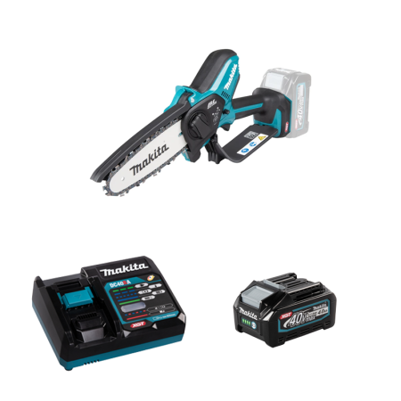Tronçonneuse d'élagage 40V 15cm UC029GZ + 1 batterie 40V 4 Ah + chargeur rapide DC40RA MAKITA