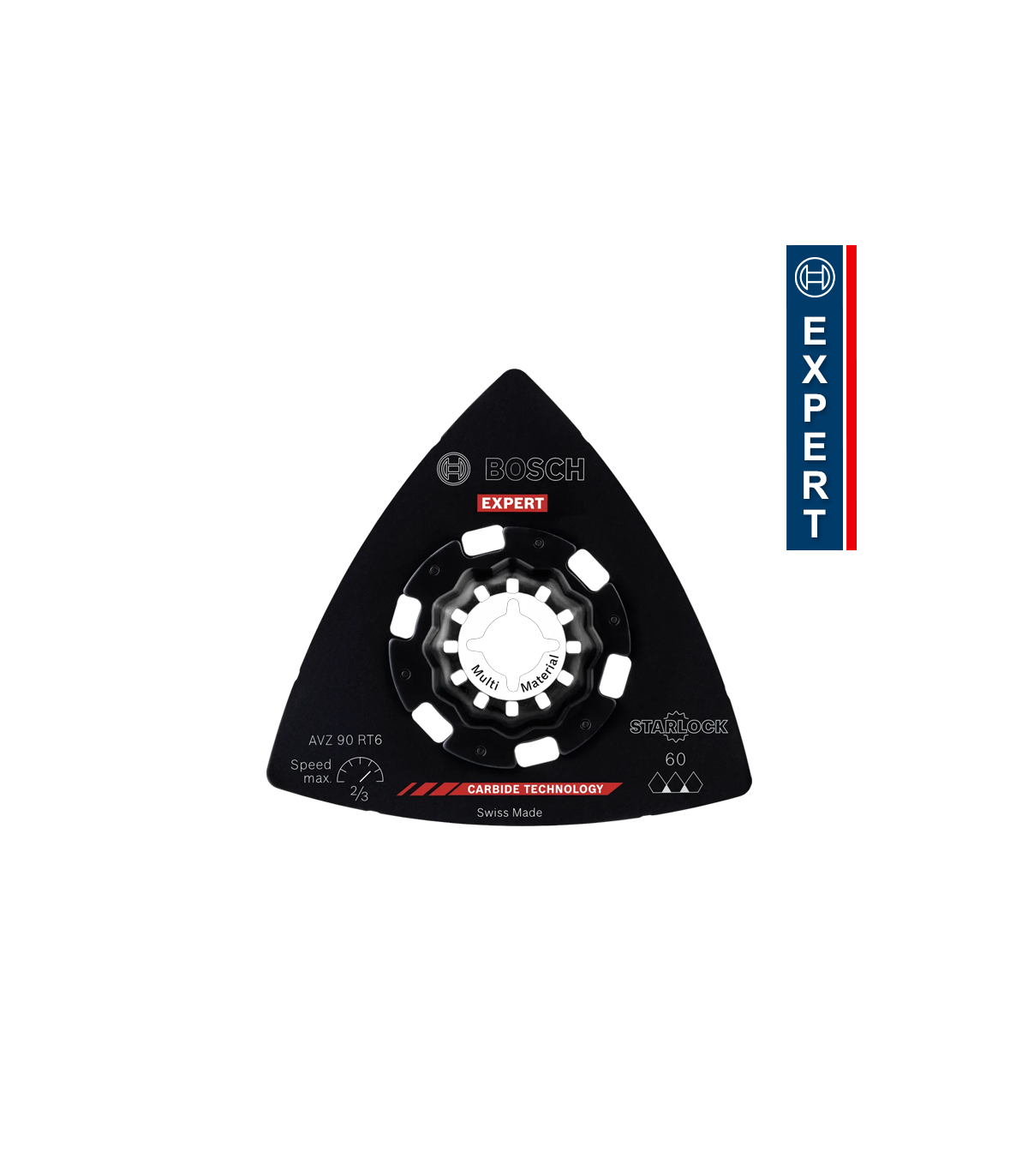 Plateau de ponçage EXPERT AVZ 90 RT6 90mm BOSCH