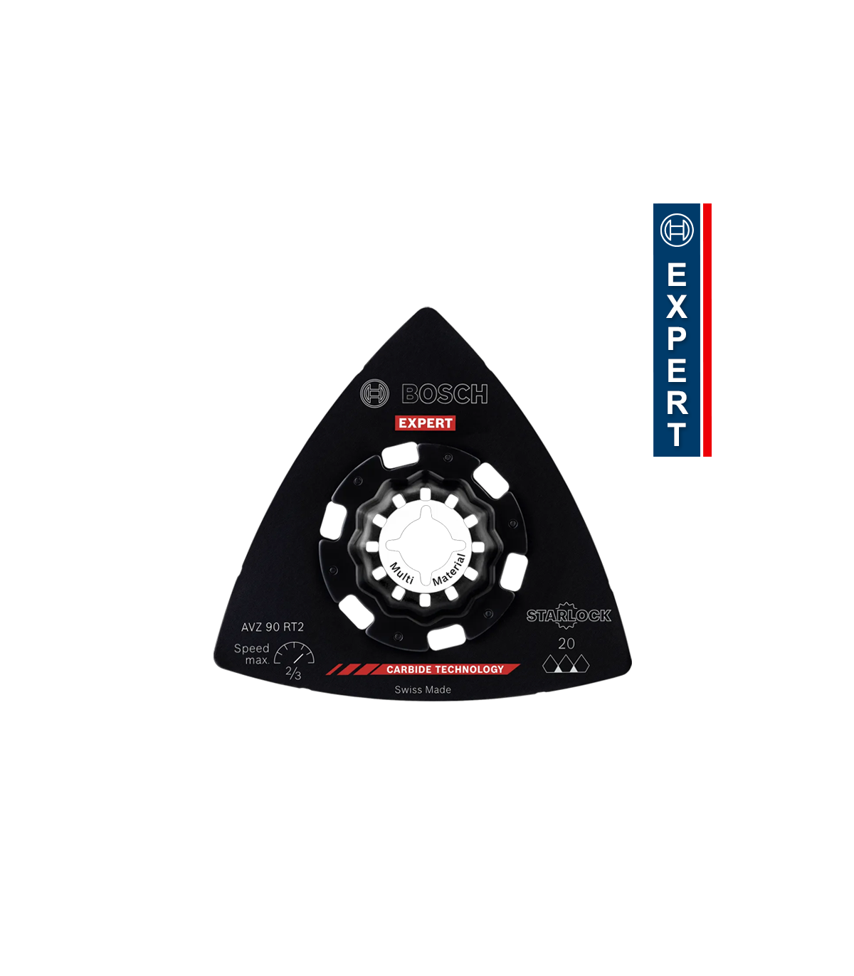 Plateau de ponçage EXPERT AVZ 90 RT2 90mm BOSCH