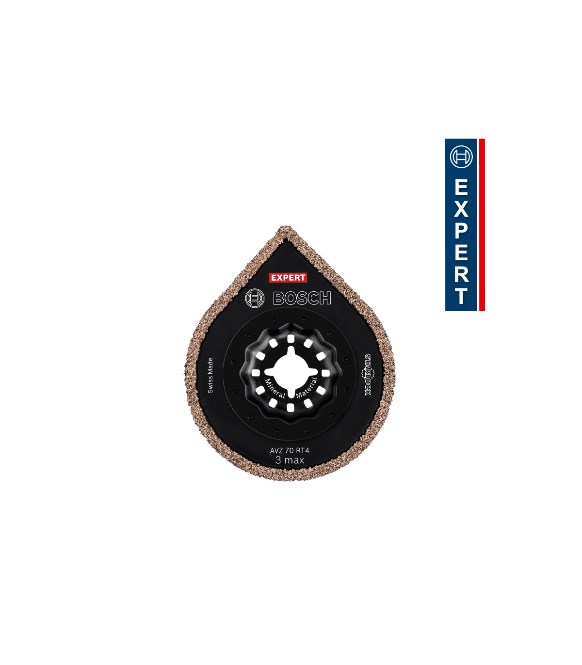 Lame enlève mortier Starlock AVZ 70 RT4 3 max Ø70mm BOSCH