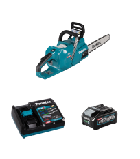 Tronçonneuse 40V 35cm UC011GZ01 + 1 batterie 40V BL4040 4 Ah + chargeur rapide DC40RA MAKITA