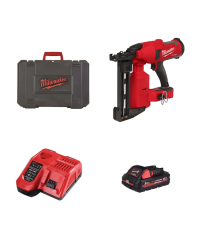 Agrafeuse pour clôture 18V M18 FFUS-0C + 1 batterie 18V 3 Ah + chargeur M12-18 FC MILWAUKEE