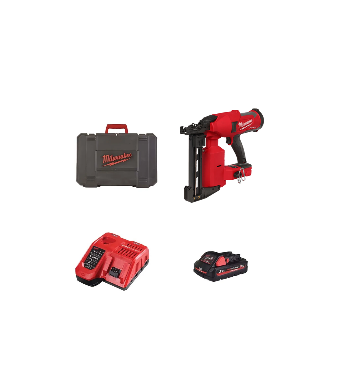Agrafeuse pour clôture 18V M18 FFUS-0C + 1 batterie 18V 3 Ah + chargeur M12-18 FC MILWAUKEE