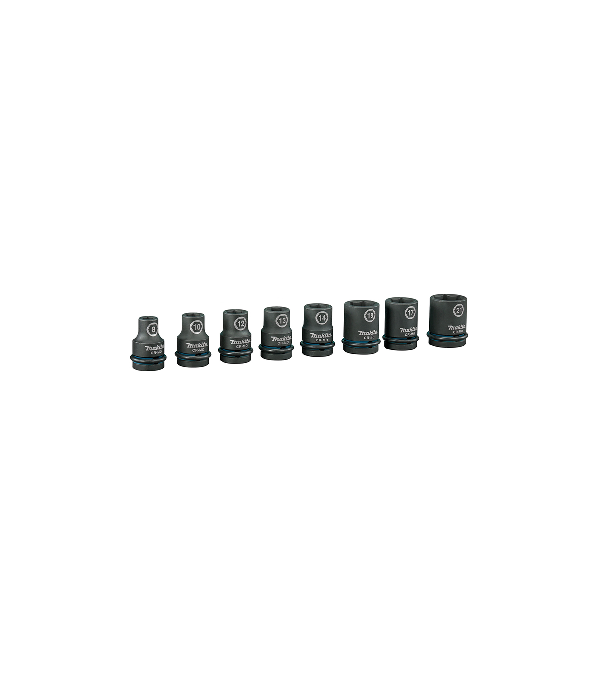 Coffret 8 douilles 1/2" 8 à 21 mm MAKITA