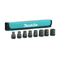 Coffret 8 douilles 1/2" 8 à 21 mm MAKITA