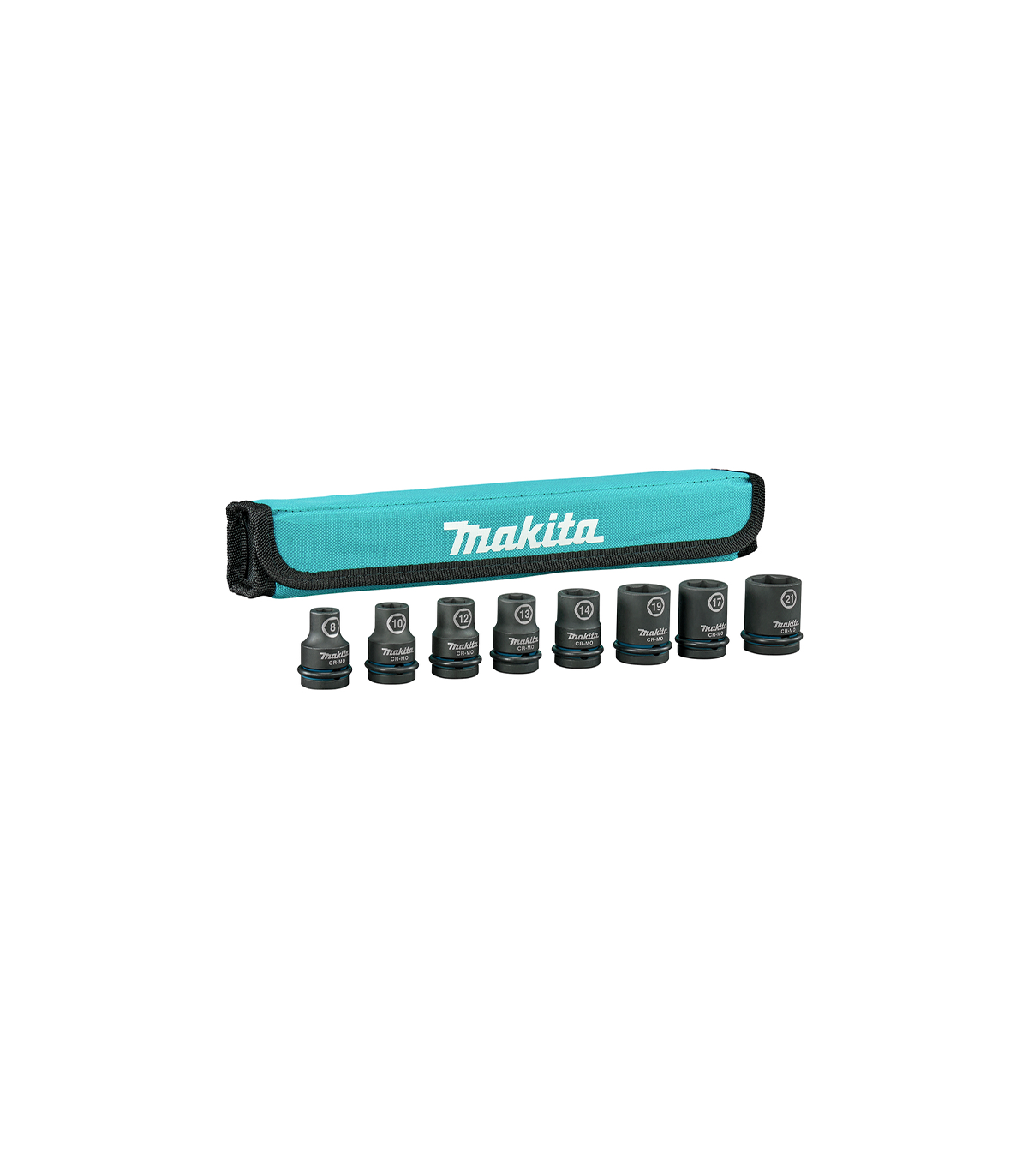 Coffret 8 douilles 1/2" 8 à 21 mm MAKITA