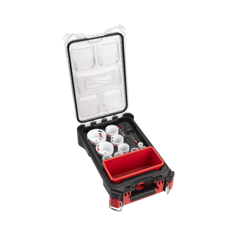 Coffret de 12 scies cloches Ø20-76mm Packout Hole Dozer MILWAUKEE