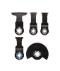 Kit bois et métal 5 pcs STARLOCK pour outil multifonction MAKITA