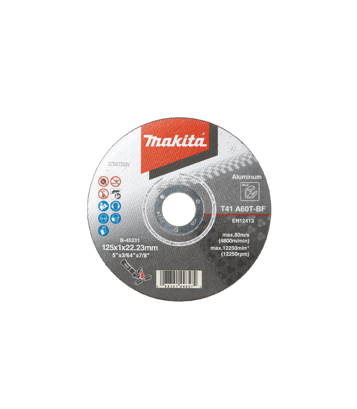 Disque à tronçonner aluminium Ø125 mm MAKITA