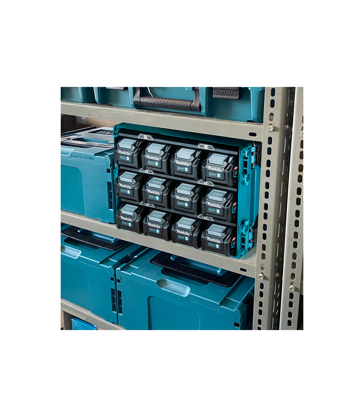 Coffret chargeur XGT 40V 12 ports BCC02 MAKITA