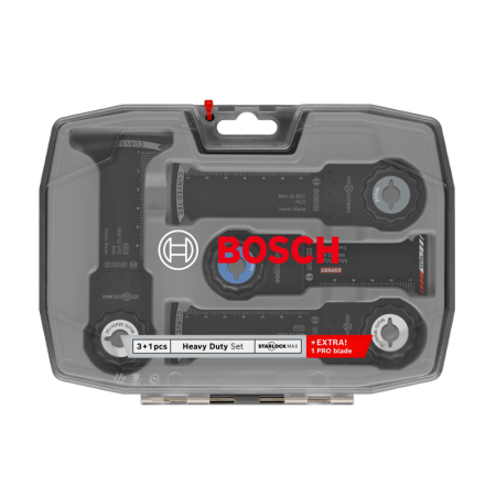 Coffret de 4 pièces Starlock Heavy Duty bois et métal BOSCH