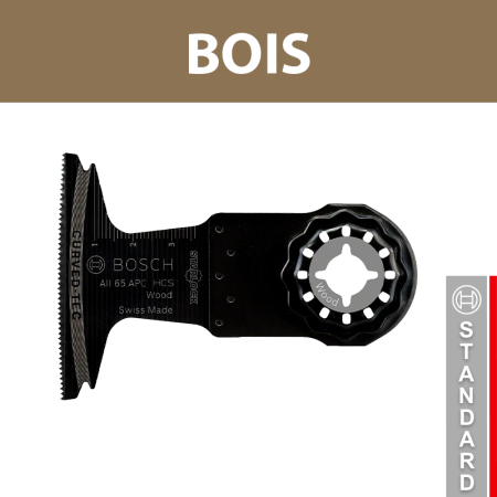Lame plongeante Starlock HCS AII 65 APC bois BOSCH