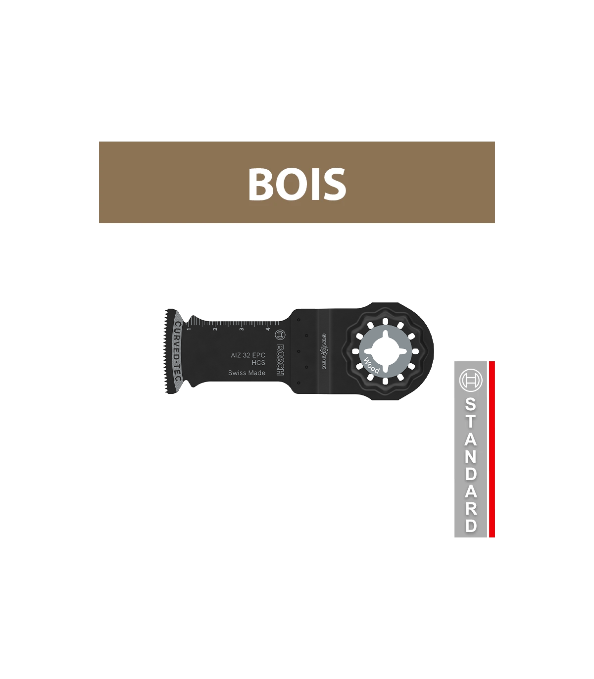Lame plongeante HCS StarlockPlus AIZ 32 EPC bois BOSCH
