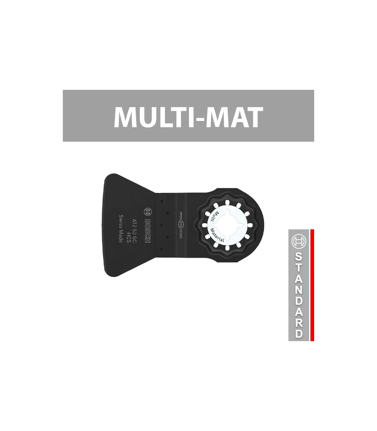 Lame spatule Starlock ATZ 52 SC colle et mortier BOSCH