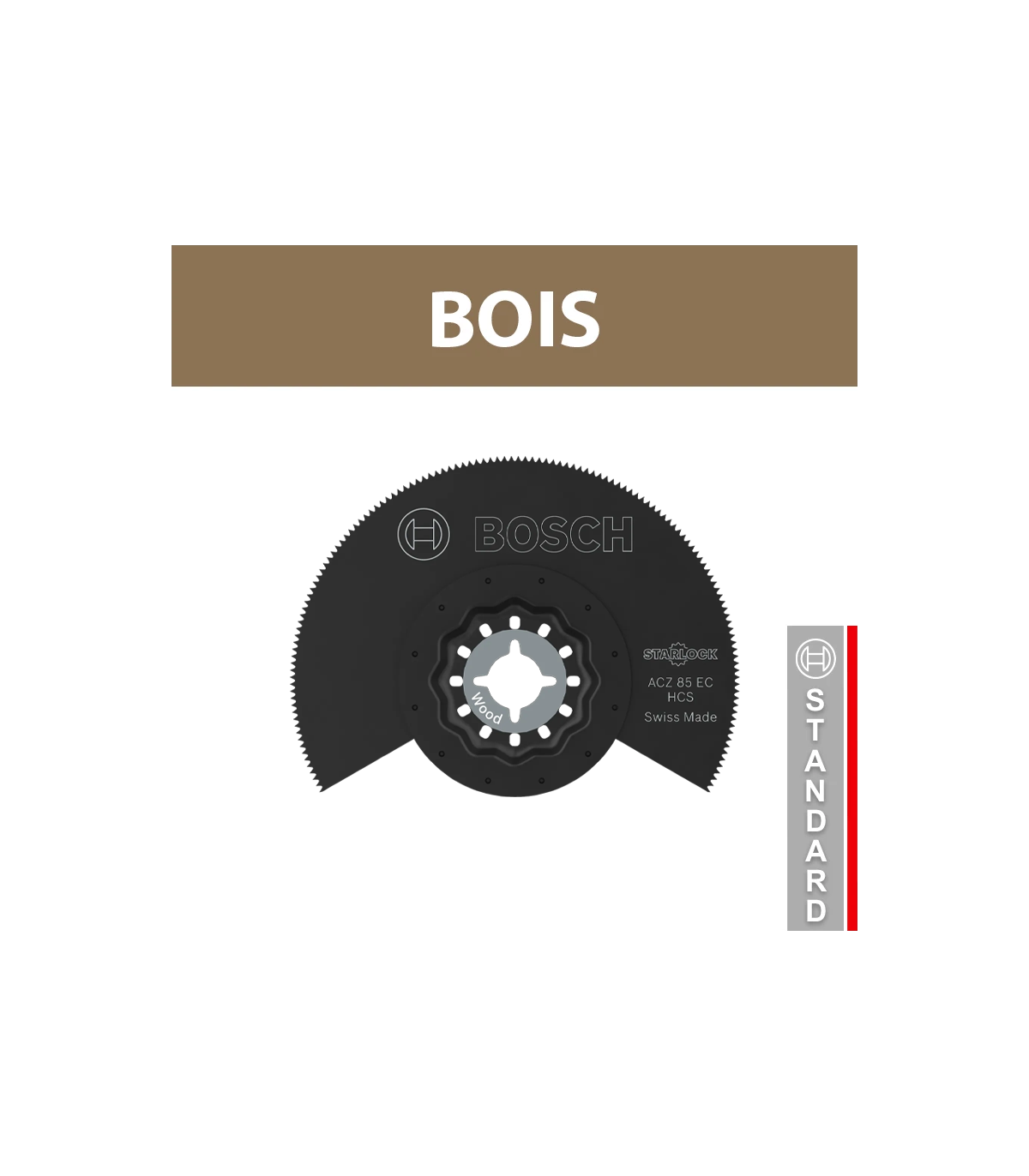 Lame segment HCS Starlock ACZ 85 EC bois BOSCH