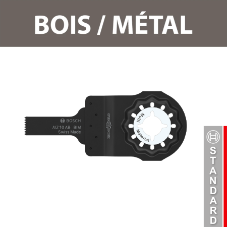Lame plongeante Starlock BIM AIZ 10 AB Bois & Métal BOSCH