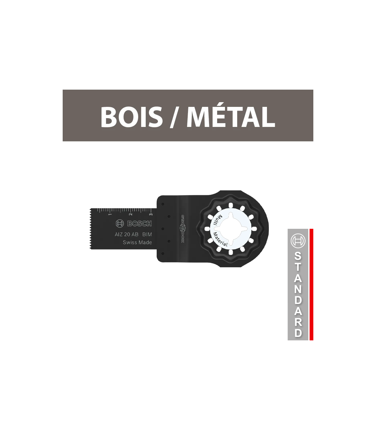 Lame plongeante Starlock BIM AIZ 20 AB Bois & Métal BOSCH