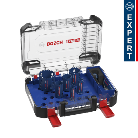 Coffret de 6 scies trépans Expert tough Material Ø22-56 mm BOSCH