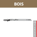Lot de 5 lames de scie sauteuse T 101 BR Clean Bois HCS BOSCH