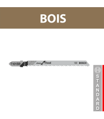Lot de 5 lames de scie sauteuse T 101 BR Clean Bois HCS BOSCH