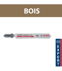 Lot de 3 lames de scie sauteuse 92 mm T 128 BHM Stratifié BOSCH