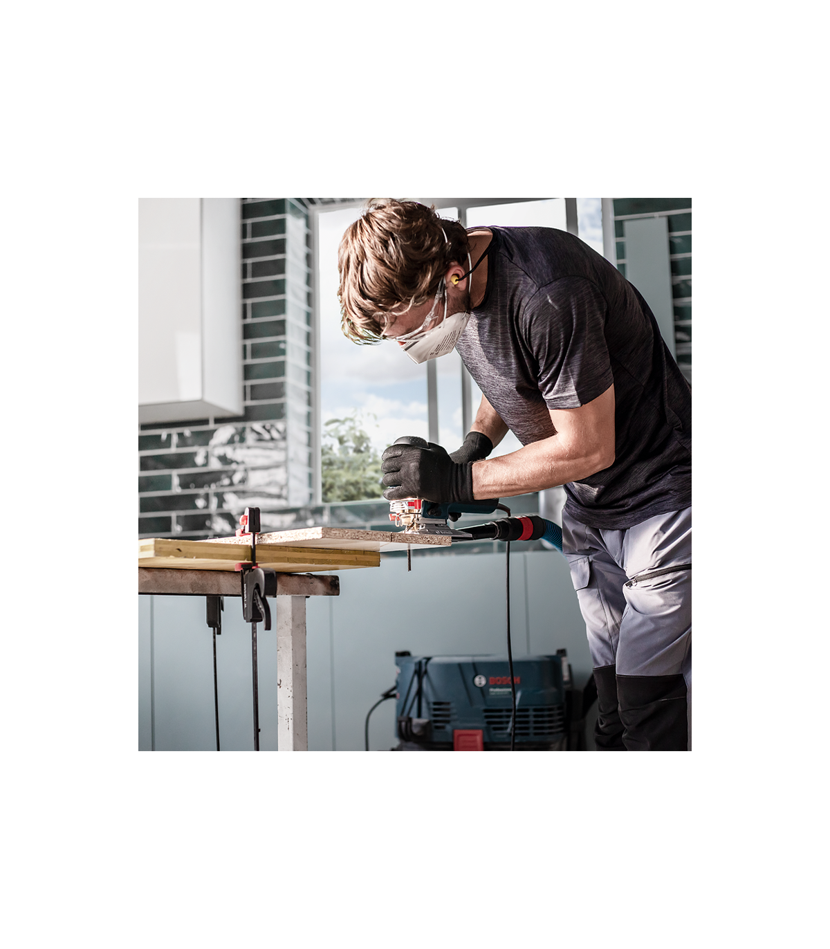Lot de 3 lames de scie sauteuse 117 mm T 308 BF Bois dur BOSCH