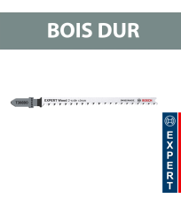 Lot de 3 lames de scie sauteuse 117 mm T 308 BO HCS Bois dur BOSCH
