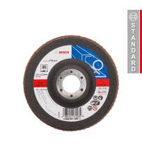 Plateau à lamelles plat X551 Ø125 EXPERT Métal Grain 60 BOSCH