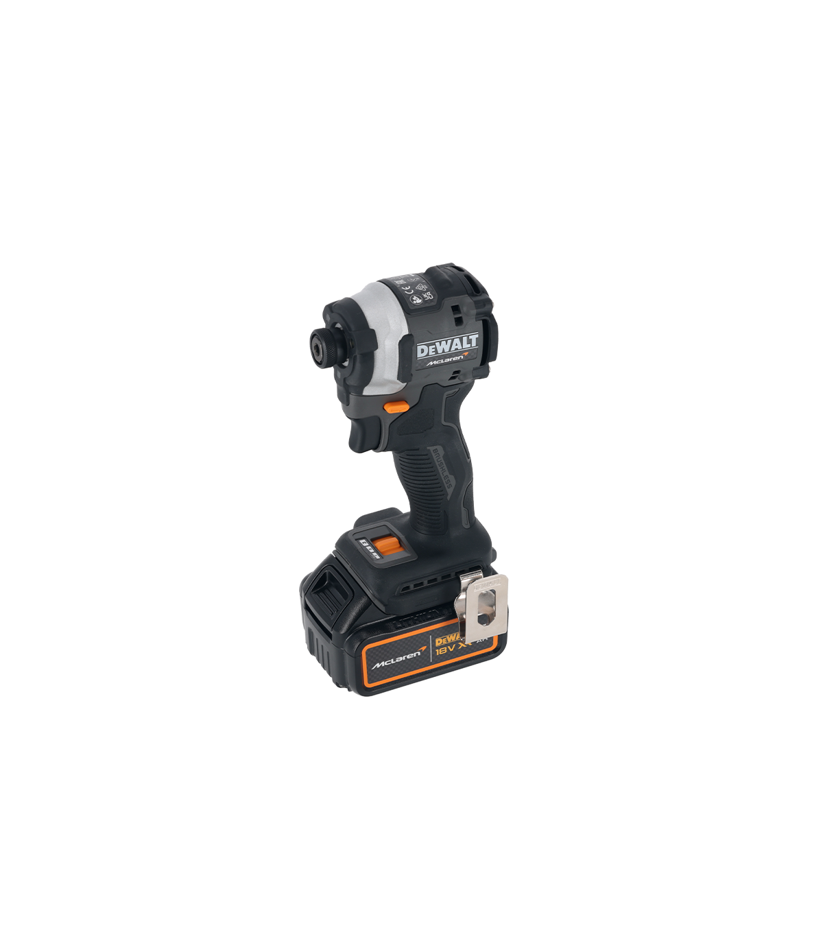 Visseuse à chocs DCF85MM2T-QW Édition Limitée McLaren + 2 batteries 18V 4 Ah + 1 Chargeur DCB1104-QW DEWALT