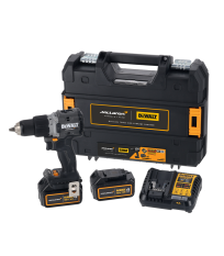 Perceuse-visseuse à percussion 18V DCD805N-XJ Édition Limitée McLaren + 2 batteries 18V 5 Ah + 1 Chargeur DCB1104-QW DEWALT